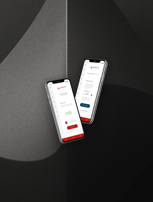 Acouva hearing aid app